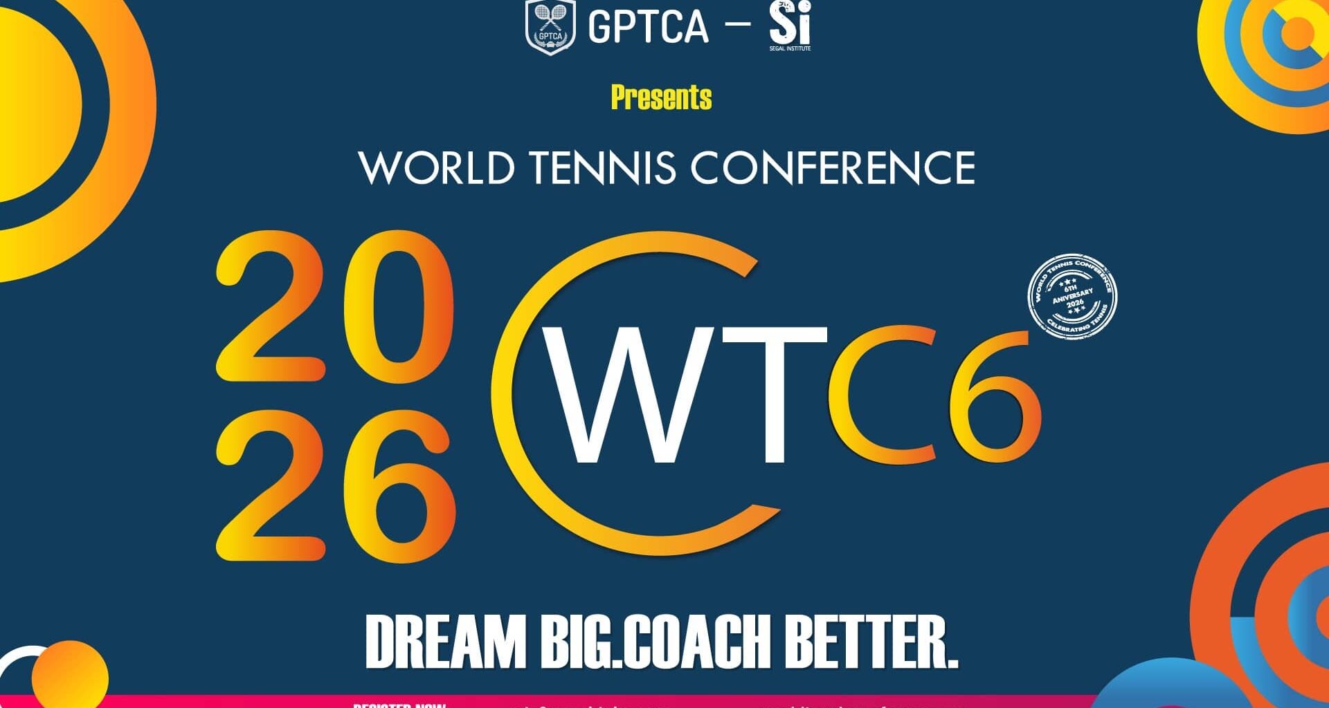 The sixth World Tennis Conference will be held virtually from 26-29 March.