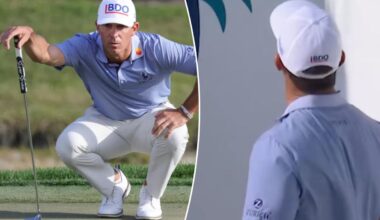 Billy Horschel has heated conversation with heckling fan in tense encounter