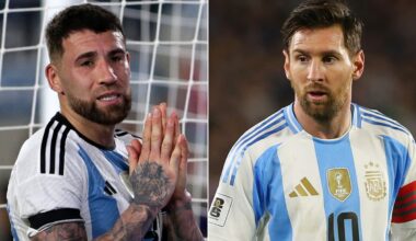 Nicolas Otamendi announces Argentina retirement after 2026 World Cup, leaving Messi as the only 2014 WC squad survivor