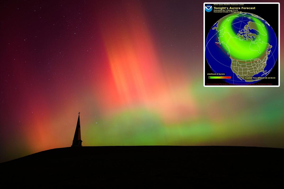 Northern Lights visible across 10 states tonight — here’s how to see it
