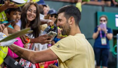 Novak Djokovic will face Kamil Majchrzak or Giovanni Mpetshi Perricard in his Indian Wells opening match.