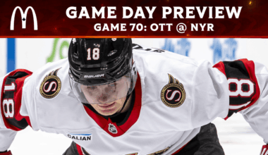 Reimer starts; Thomson checks into lineup as Sens visit Rangers