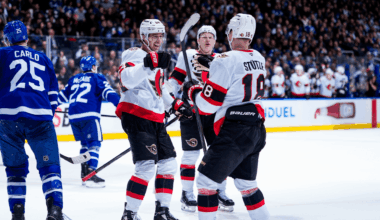 Cozens gets 3 points, Senators defeat Maple Leafs