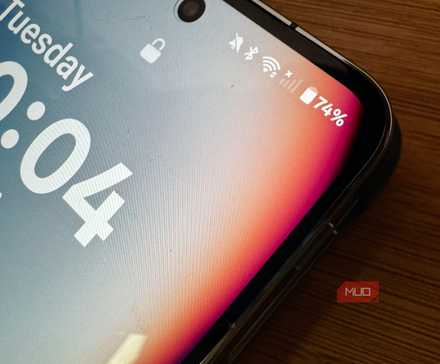 Battery indicator icon on OnePlus Open