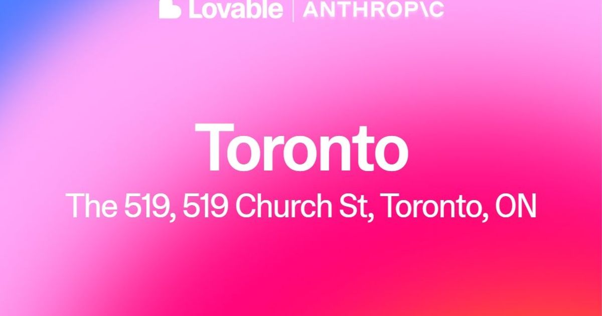 Toronto x SheBuilds on Lovable for International Women's Day