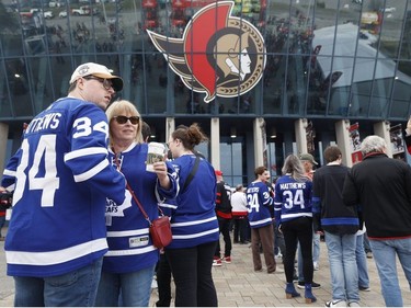 Leafs fans at CTC
