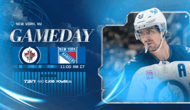 GAMEDAY: Jets at Rangers | Winnipeg Jets