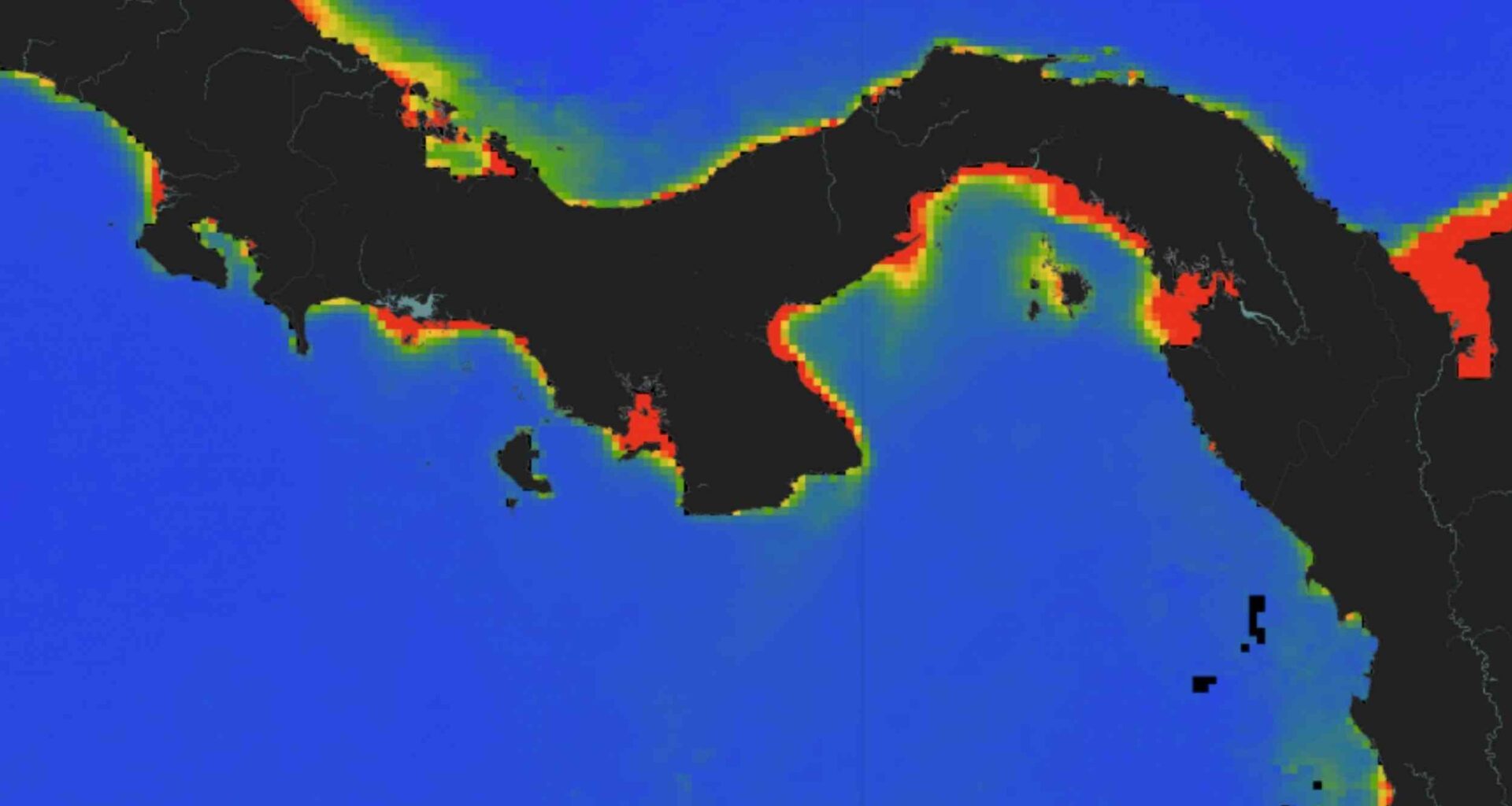 The "ocean's breath" off the coast of Panama has disappeared