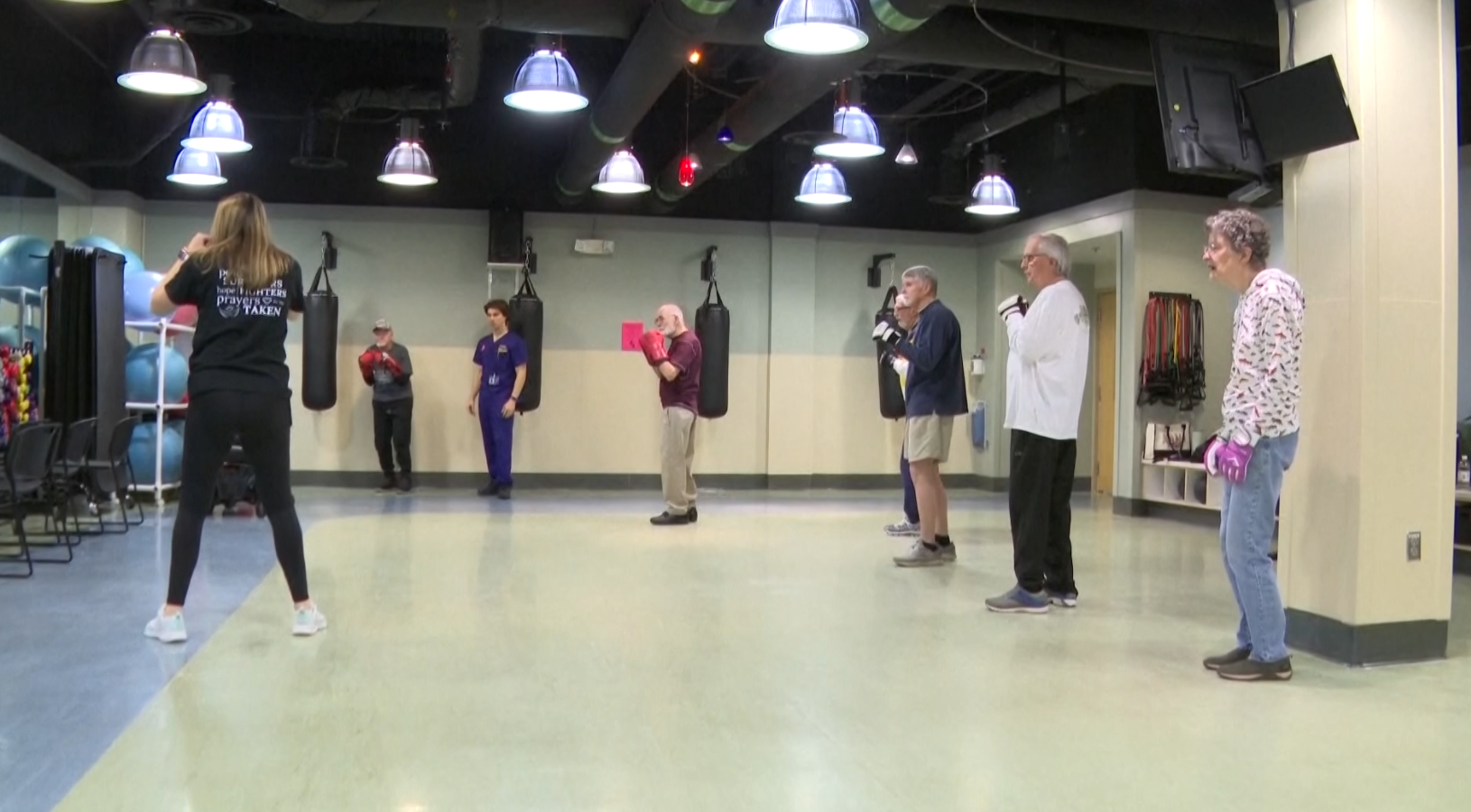 Parkinson's patients in Kinston find strength in Rock Steady Boxing classes