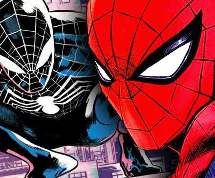 peter parker's spider-man and richard parker black suit spider-man together