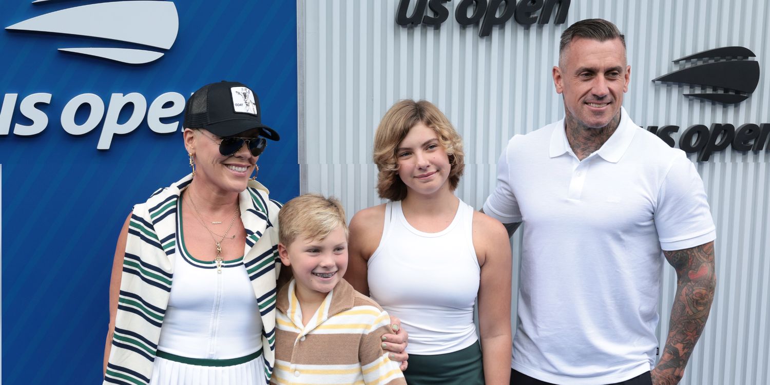 Pink Shares Rare Family Photo After Denying Reports of Carey Hart Split