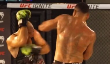 Video: Alex Pereira, Sean Strickland have intense spar ahead of UFC title fights