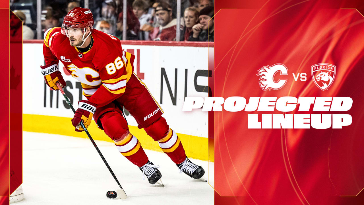Projected Lineup - Flames vs. Panthers