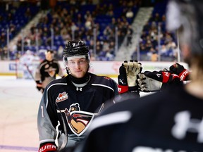 Misha Volotovskii, a centre who's one of three 20 year olds on the Vancouver Giants. He's in the last week of his junior hockey career.