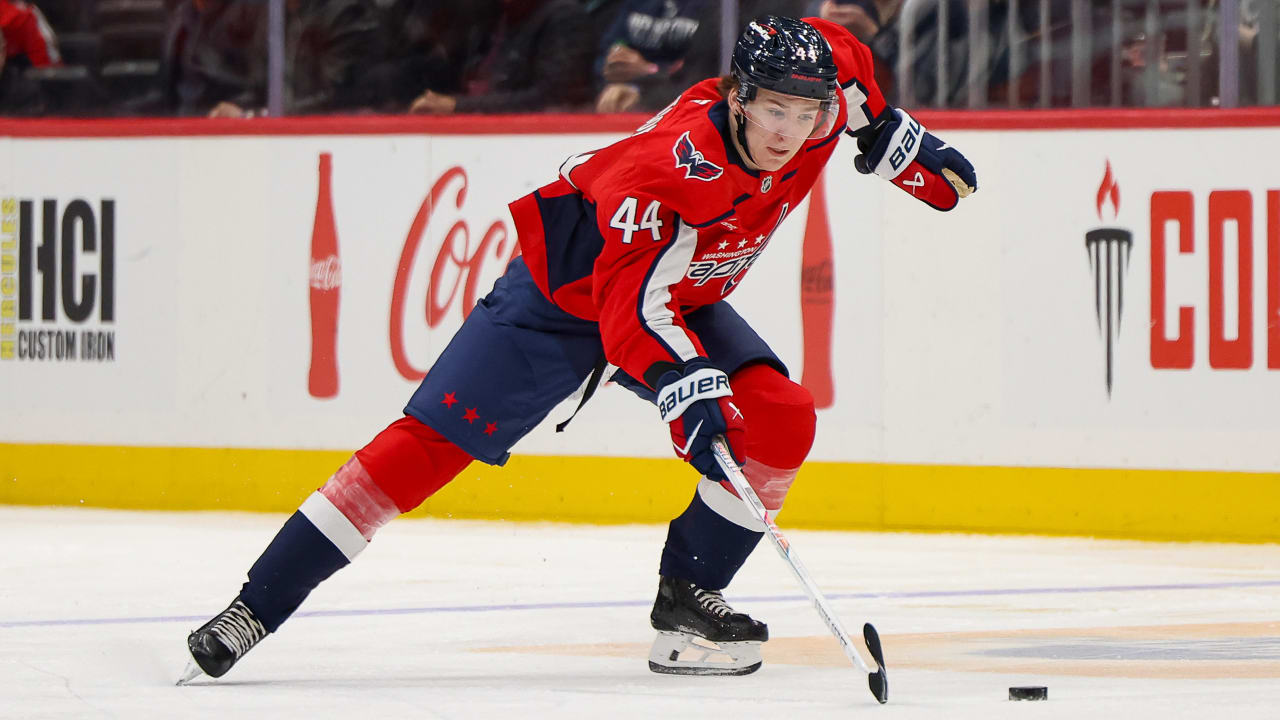 NHL EDGE stats: Cole Hutson’s upside after debut with Capitals