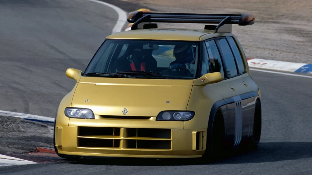 This Renault Espace prototype became a legend when engineers from Williams Racing installed a high-revving F1 engine to create the world's fastest minivan