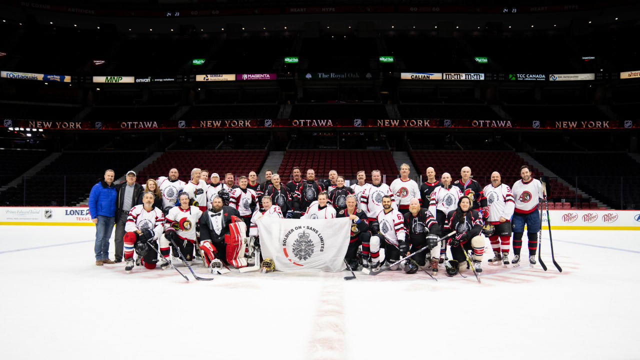 Ottawa Senators Welcome Soldier On Group for 10th Anniversary Visit to CTC