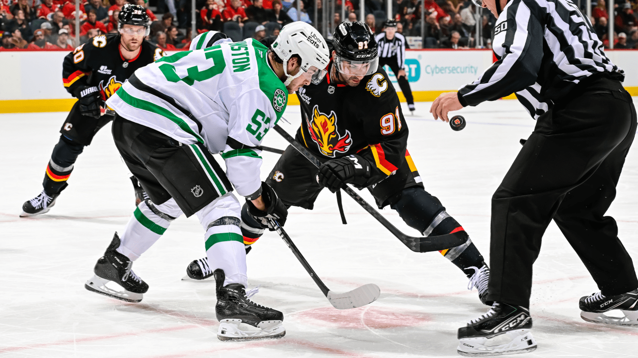 Stars stay hot, cruise past Flames for 10th straight win