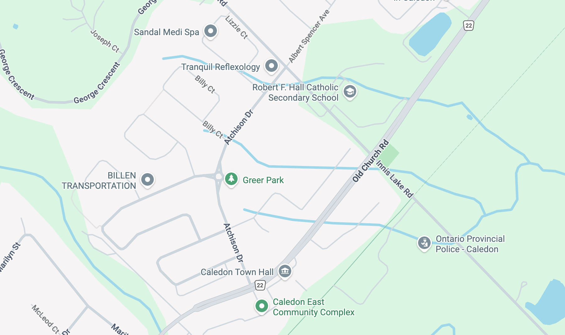 school bus fire map caledon