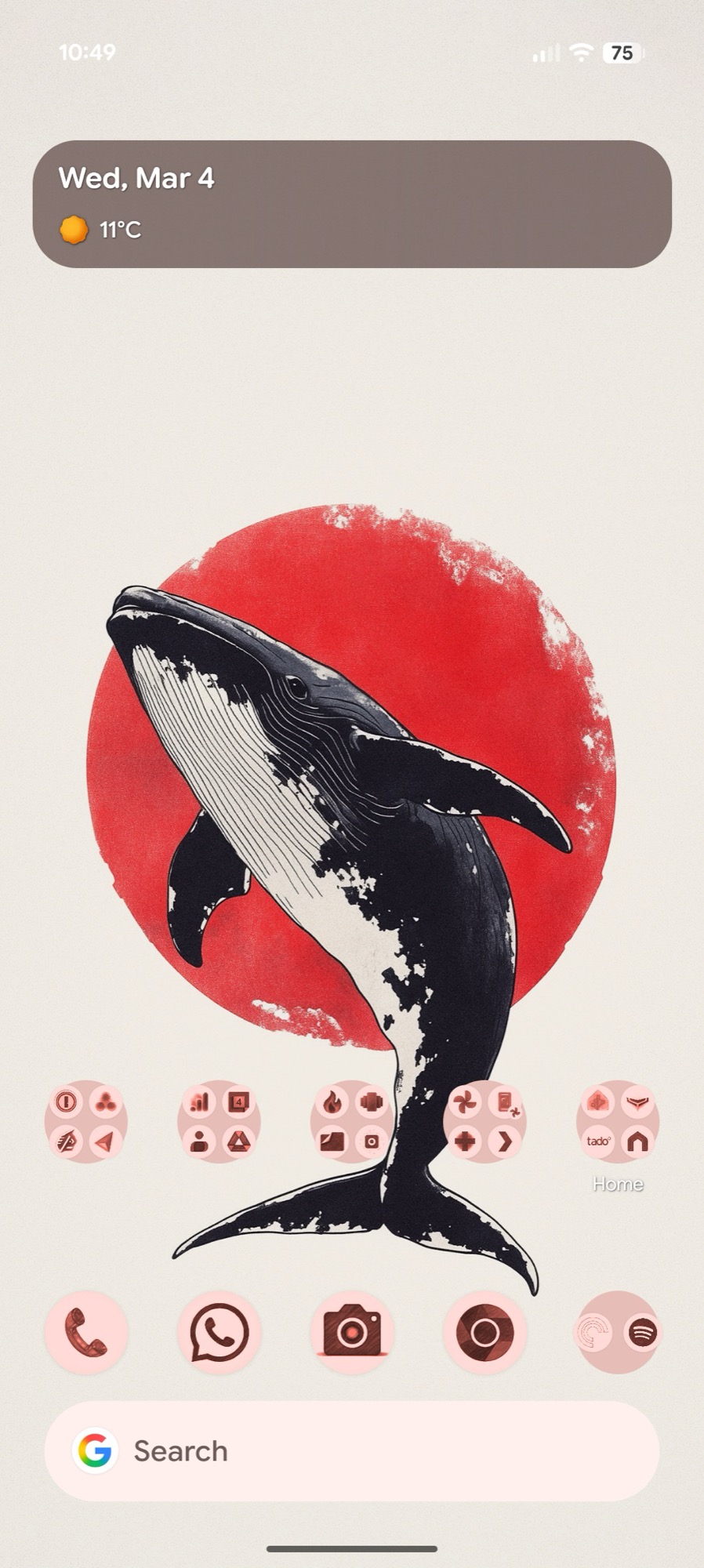 screenshot android 16 qpr3 at a glance high contrast