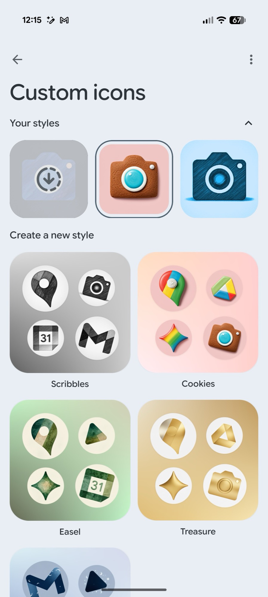 screenshot android 16 qpr3 wallpaper style icons create custom icons 2