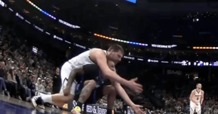 Nikola Jokic rode Keyonte George like a horse in dangerous NBA play