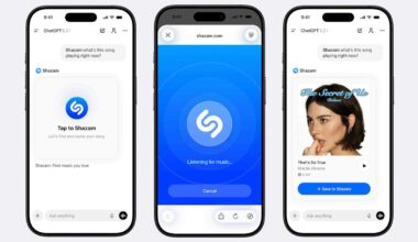 You can now use ChatGPT to open Shazam instead of... just opening Shazam