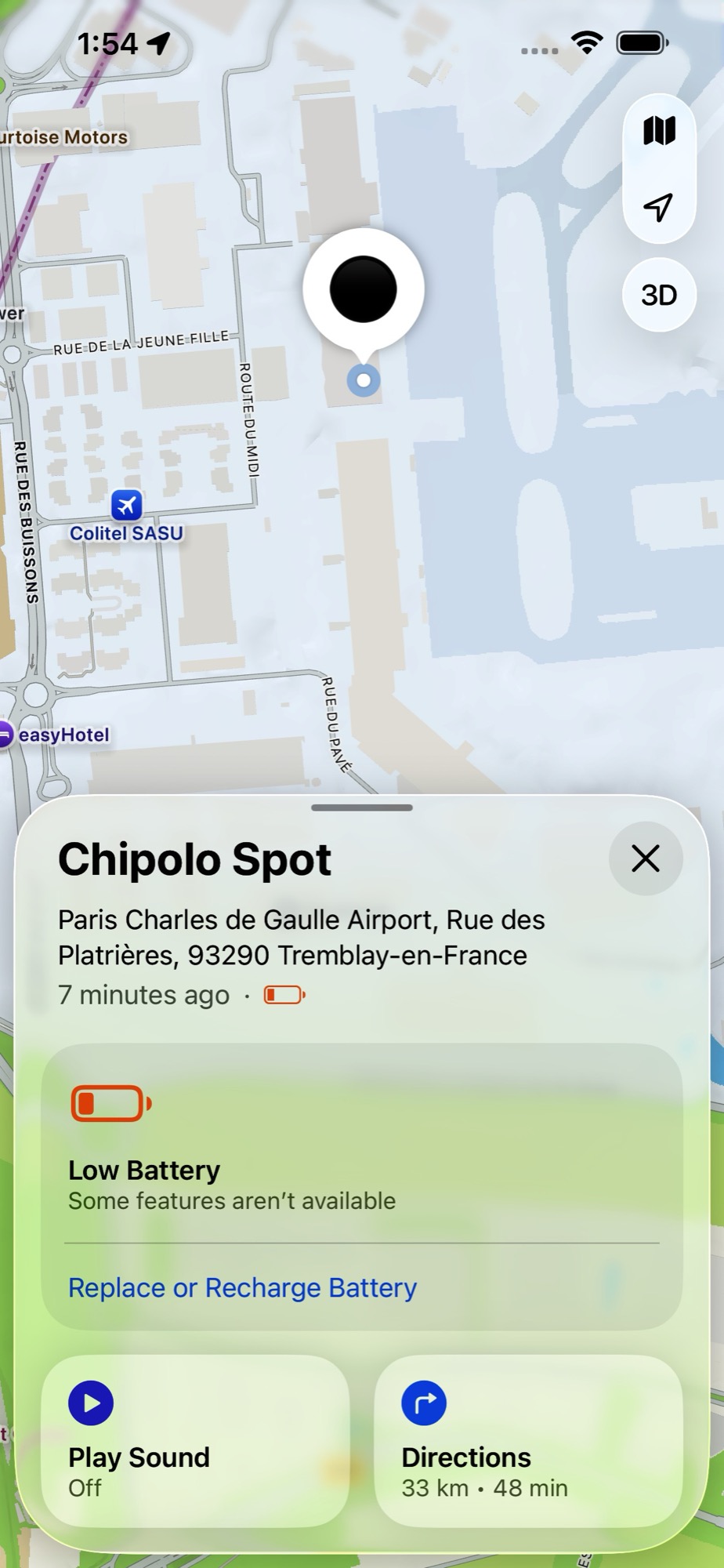 shipped Bluetooth trackers test 5 Chipolo ONE Spot Apple