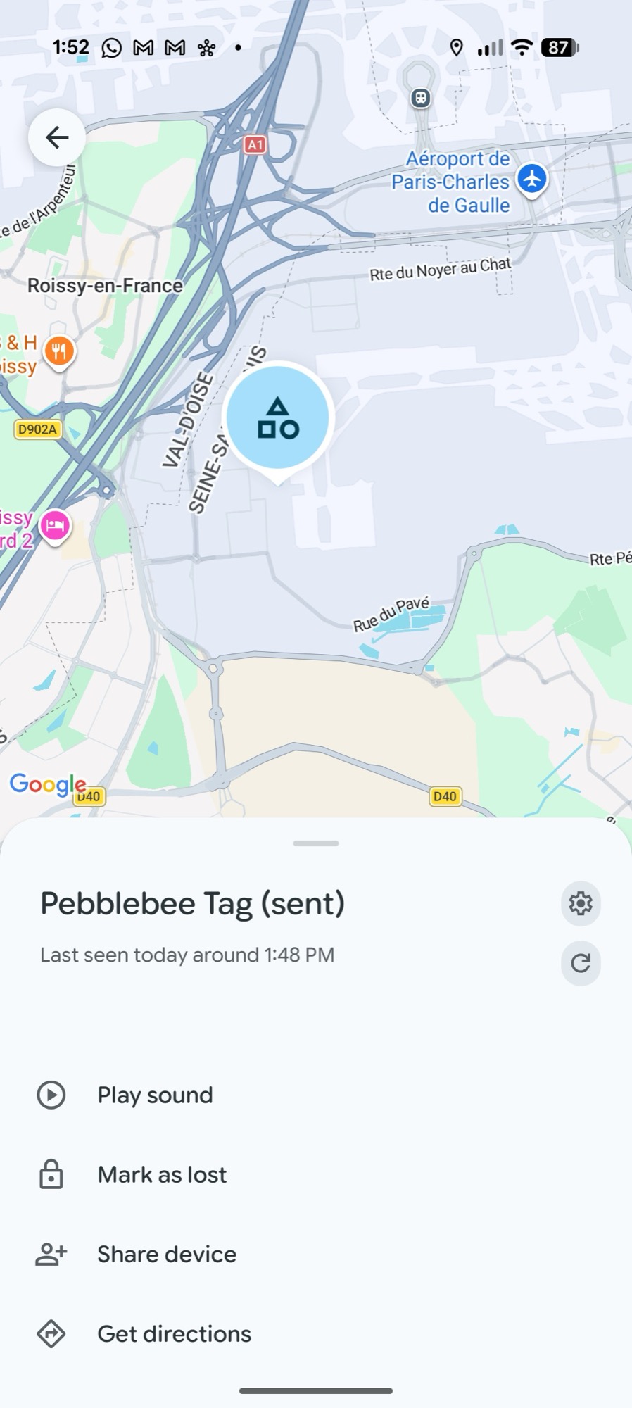 shipped bluetooth trackers test 5 pebblebee tag