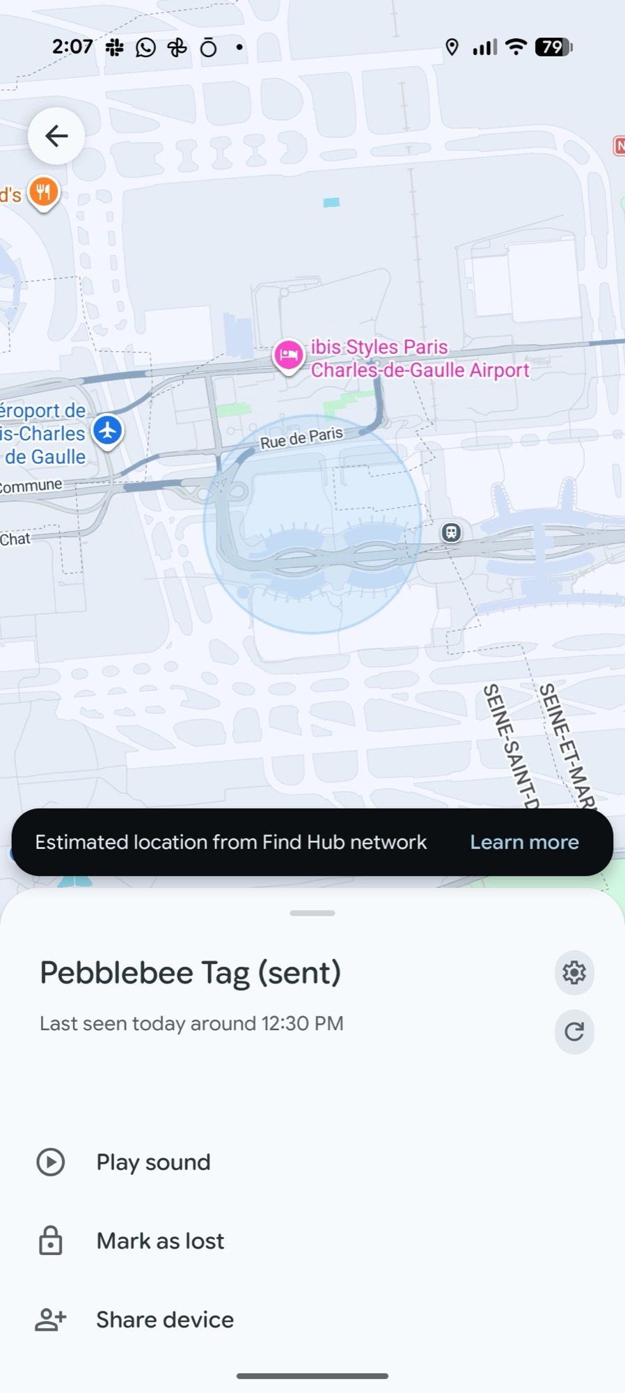 shipped bluetooth trackers test 6 pebblebee tag