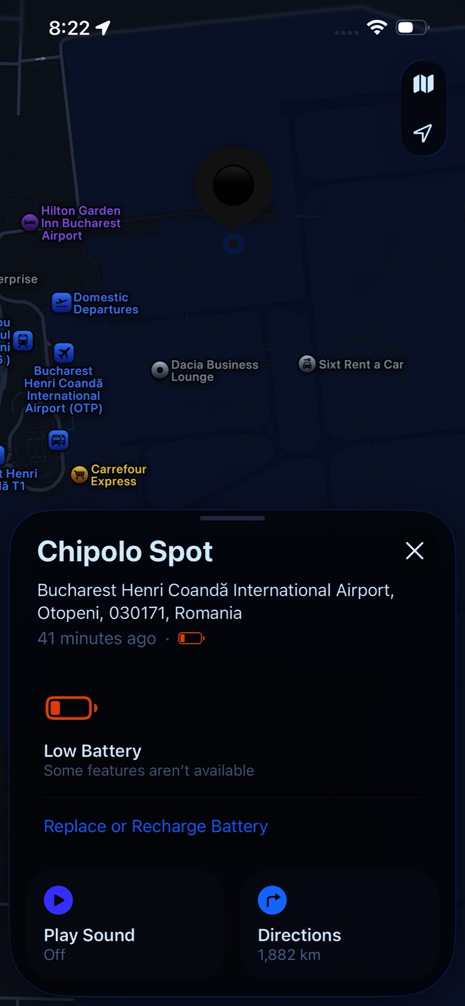 shipped Bluetooth trackers test 7 Chipolo ONE Spot Apple