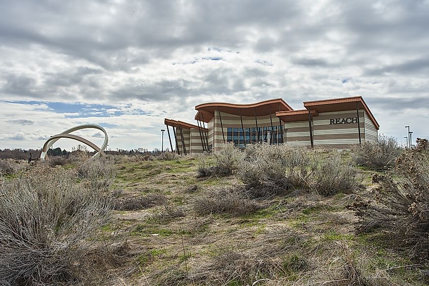 The museum and visitor center for Hanford Reach National Monument