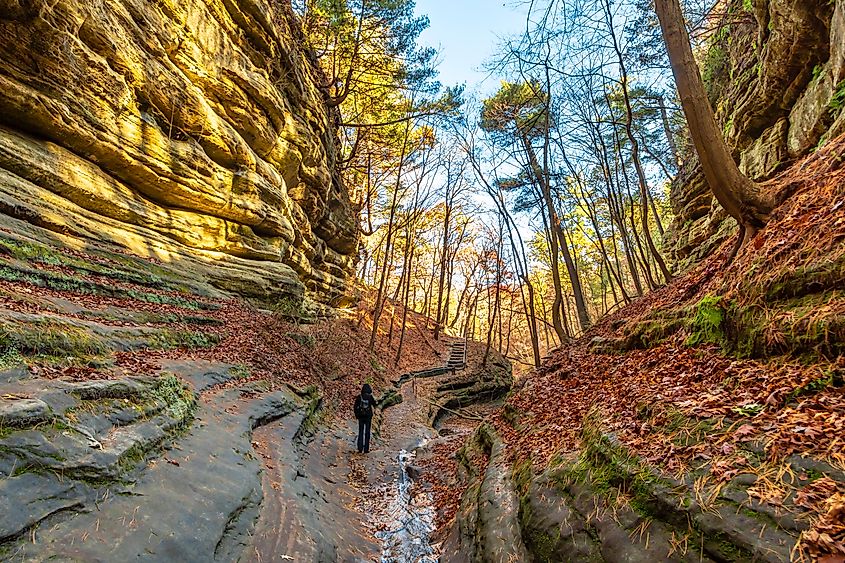Starved Rock State Park in Illinois.