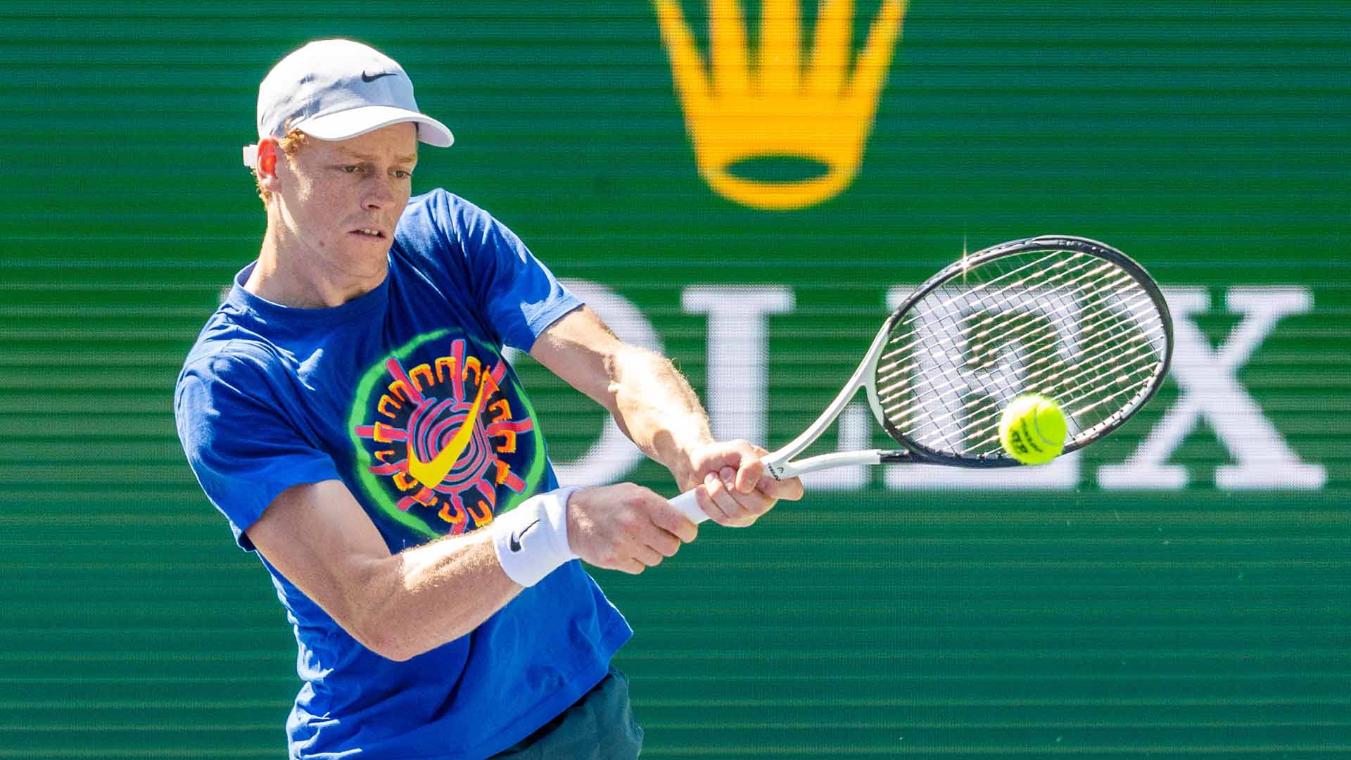 Jannik Sinner is the second seed at the BNP Paribas Open.