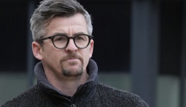 Joey Barton arrived at Liverpool Crown Court ahead of his sentencing for sending grossly offensive social media posts
