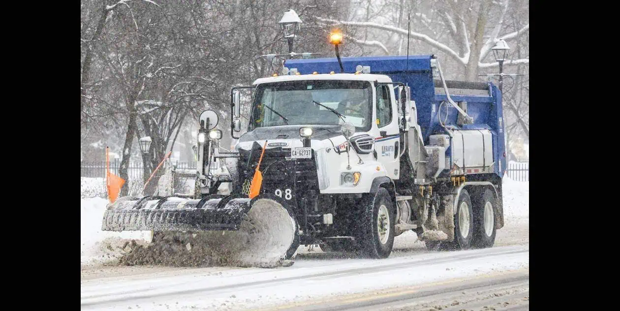 snow parking brampton plow fines