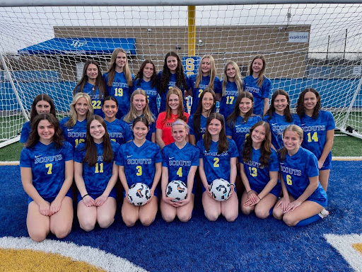 Girls 2026 Varsity Soccer Roster. Photo Courtesy of Lily Remus