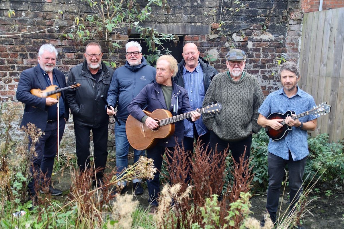 photo shoot for The Belfast Sessions.  The Irish Rovers in Belfast