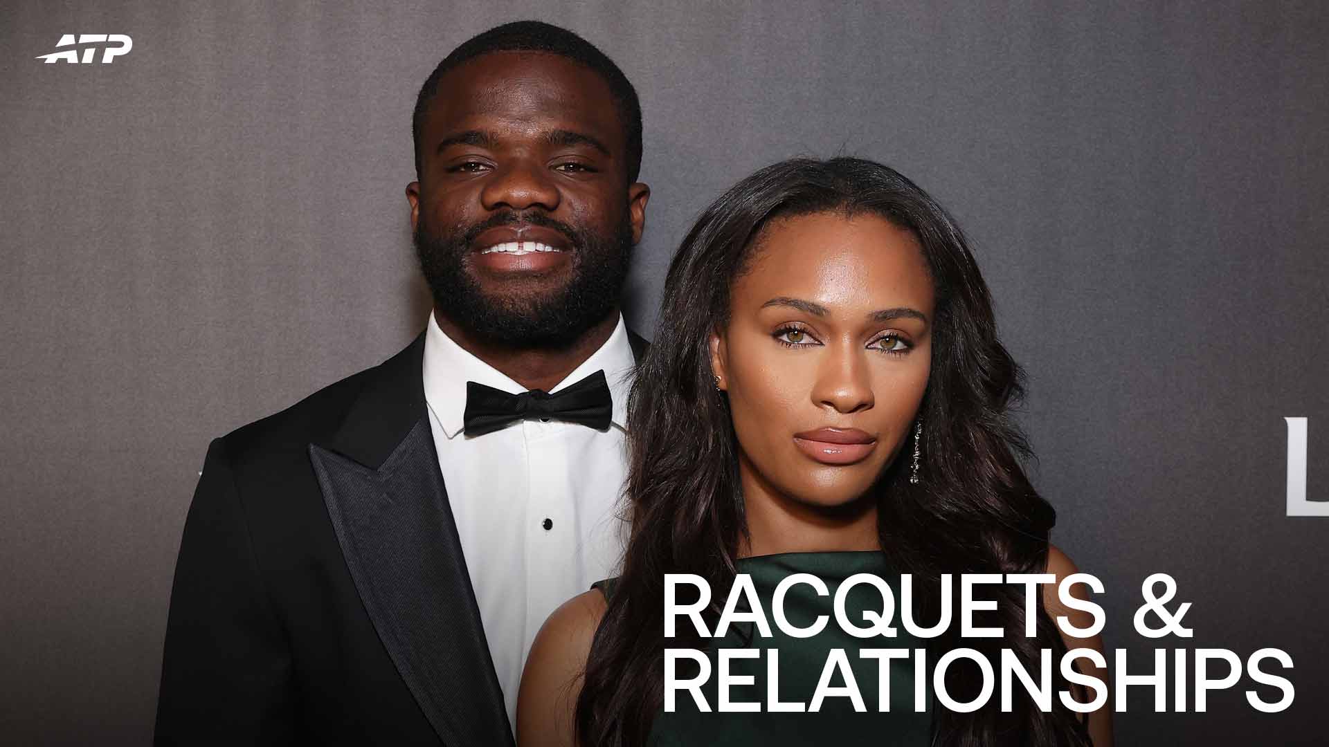 Frances Tiafoe and Ayan Broomfield at the Laver Cup in 2024.