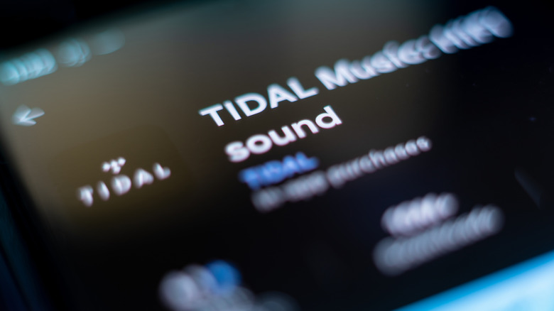 The Tidal app listing in the Google Play Store