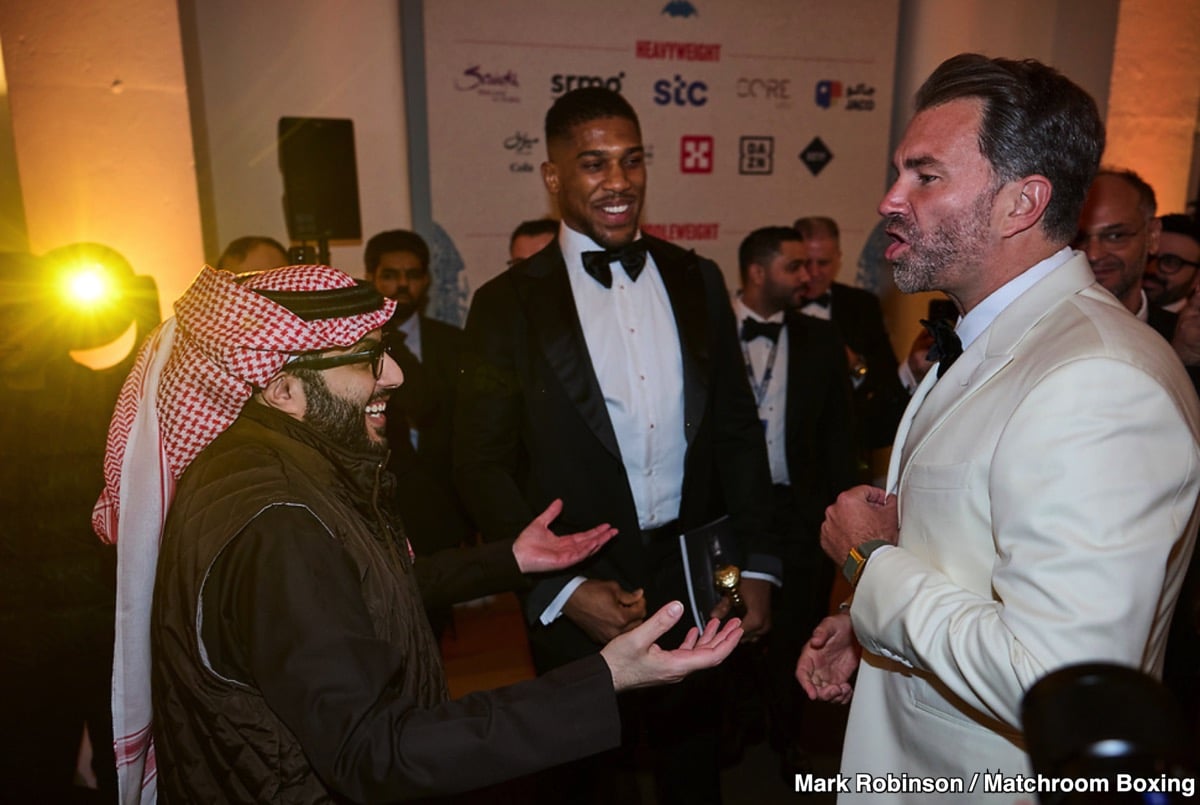 Turki Alalshikh Tells Eddie Hearn He’ll Answer His Calls “Unlike Conor Benn”