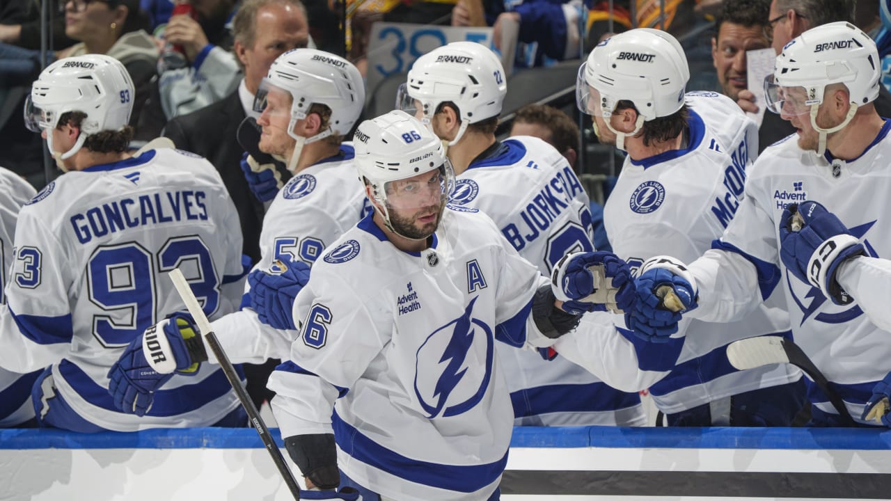 Nikita Kucherov with a Goal vs. Vancouver Canucks