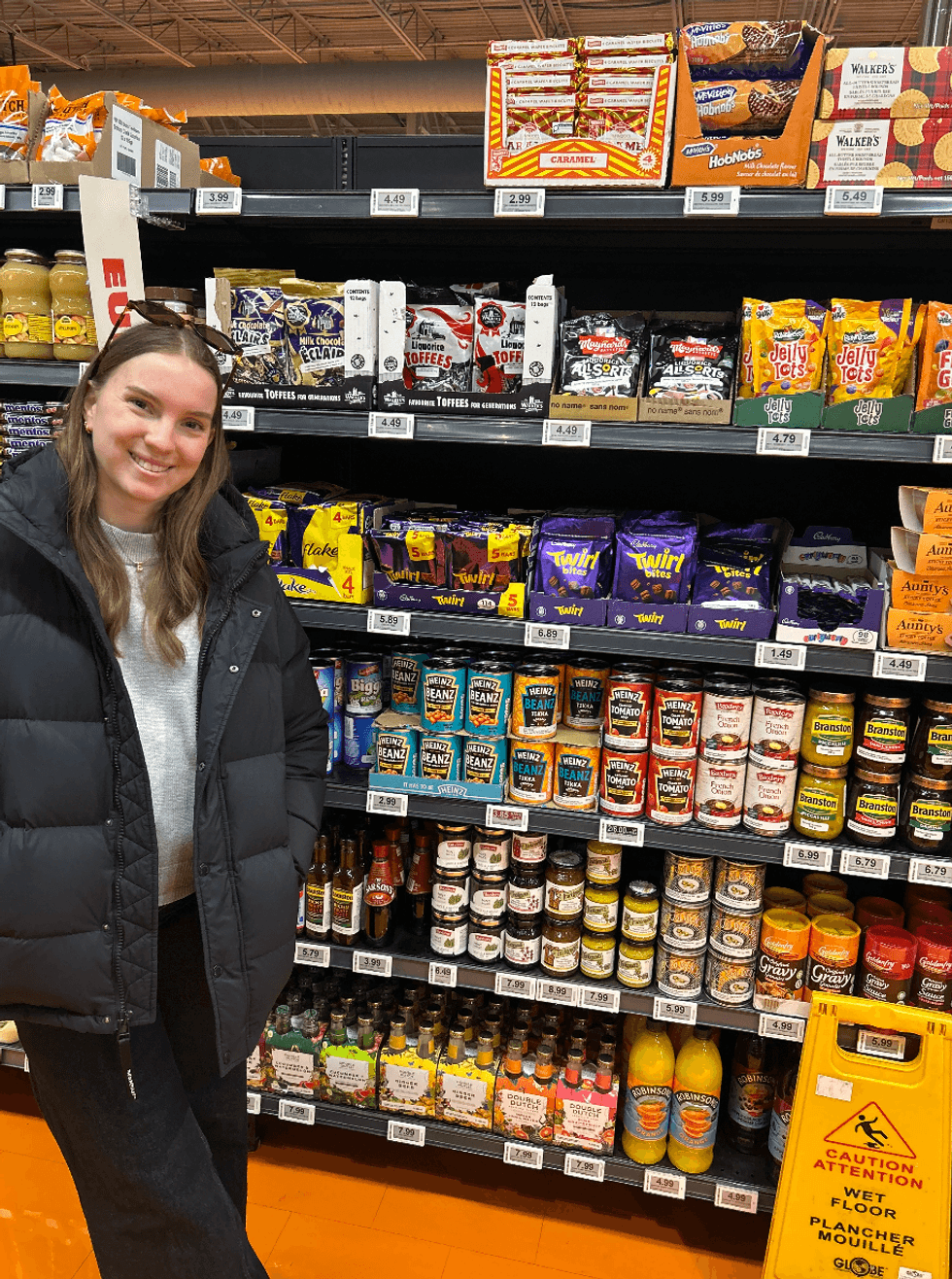 \u200bA person in a Loblaws Canada.