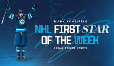 Scheifele named NHL’s First Star of the Week