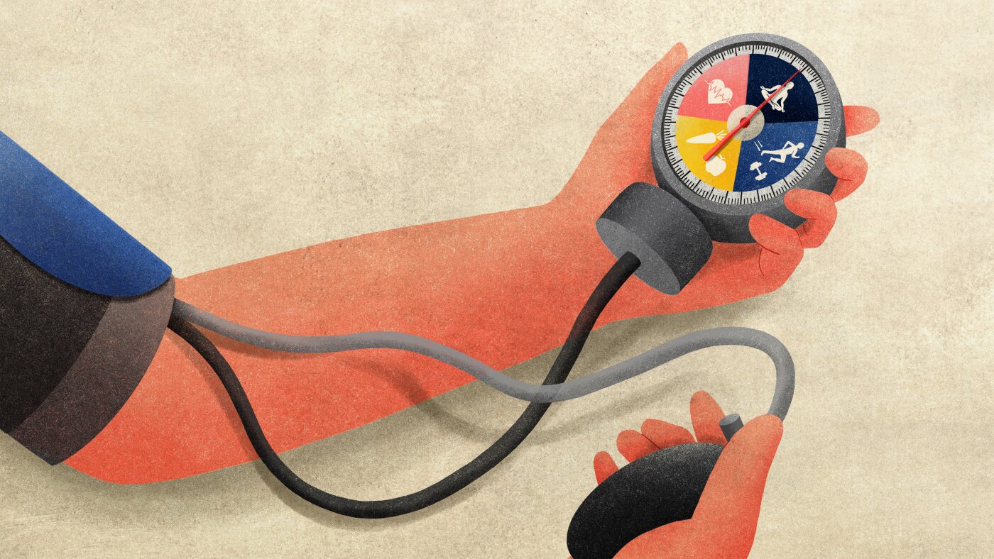 I'm concerned about my blood pressure. Can I check it at home? : NPR