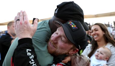 Tyler Reddick celebrates three-peat of sorts with Michael Jordan