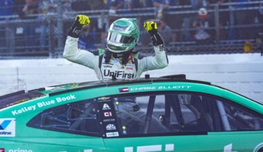 Chase Elliott beats Denny Hamlin at Martinsville for first NASCAR win of season