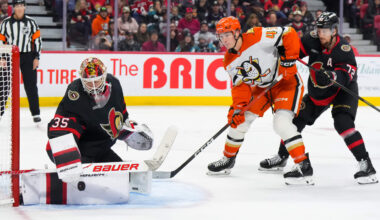 Ullmark makes 23 saves, Senators shut out Ducks