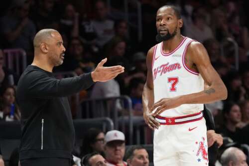 Kevin Durant says a wide-open NBA playoff race is fun. It's hard to argue with that