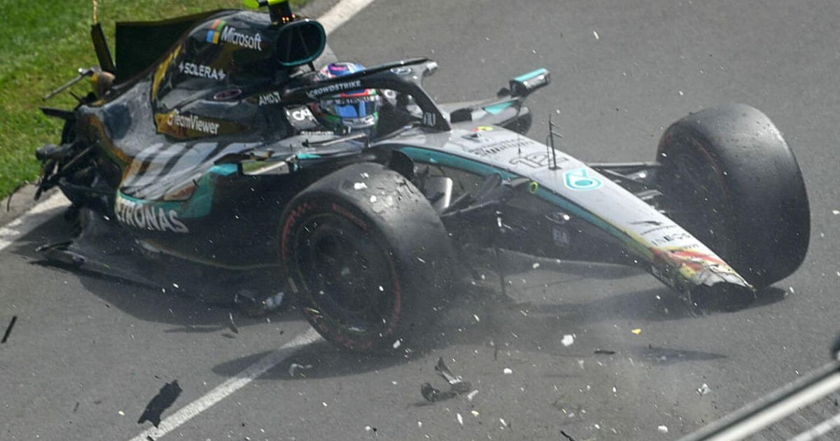 F1 Australian Grand Prix live updates: Latest ahead of qualifying with Russell fastest, Antonelli crashes out of practice